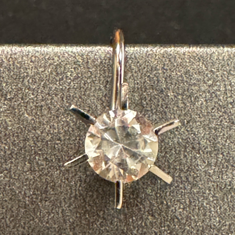 Vintage Sterling Silver Starburst Earrings